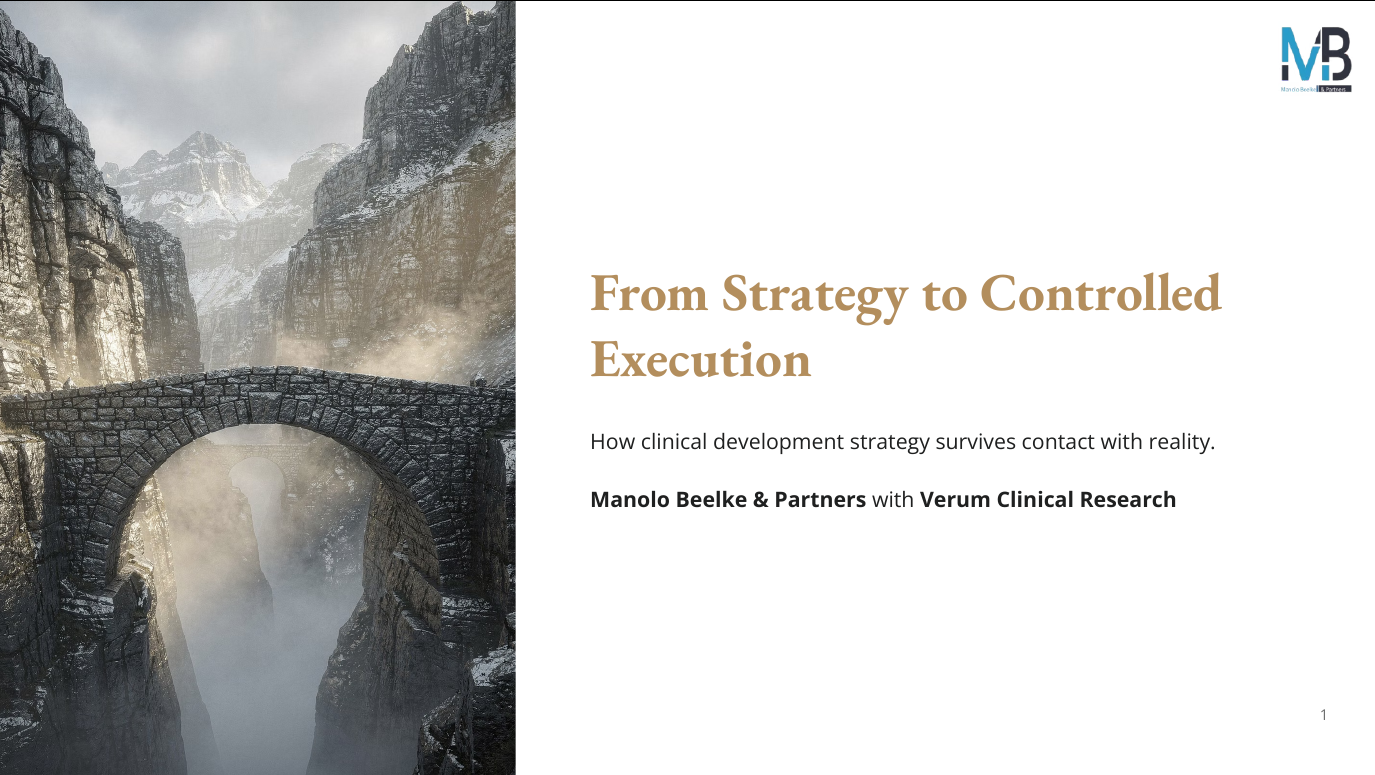 Cover of From Strategy to Controlled Execution.